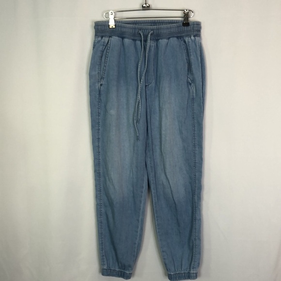 GAP WOMAN Pull on Joggers Medium Indigo Denim Jean Size S - Picture 3 of 12